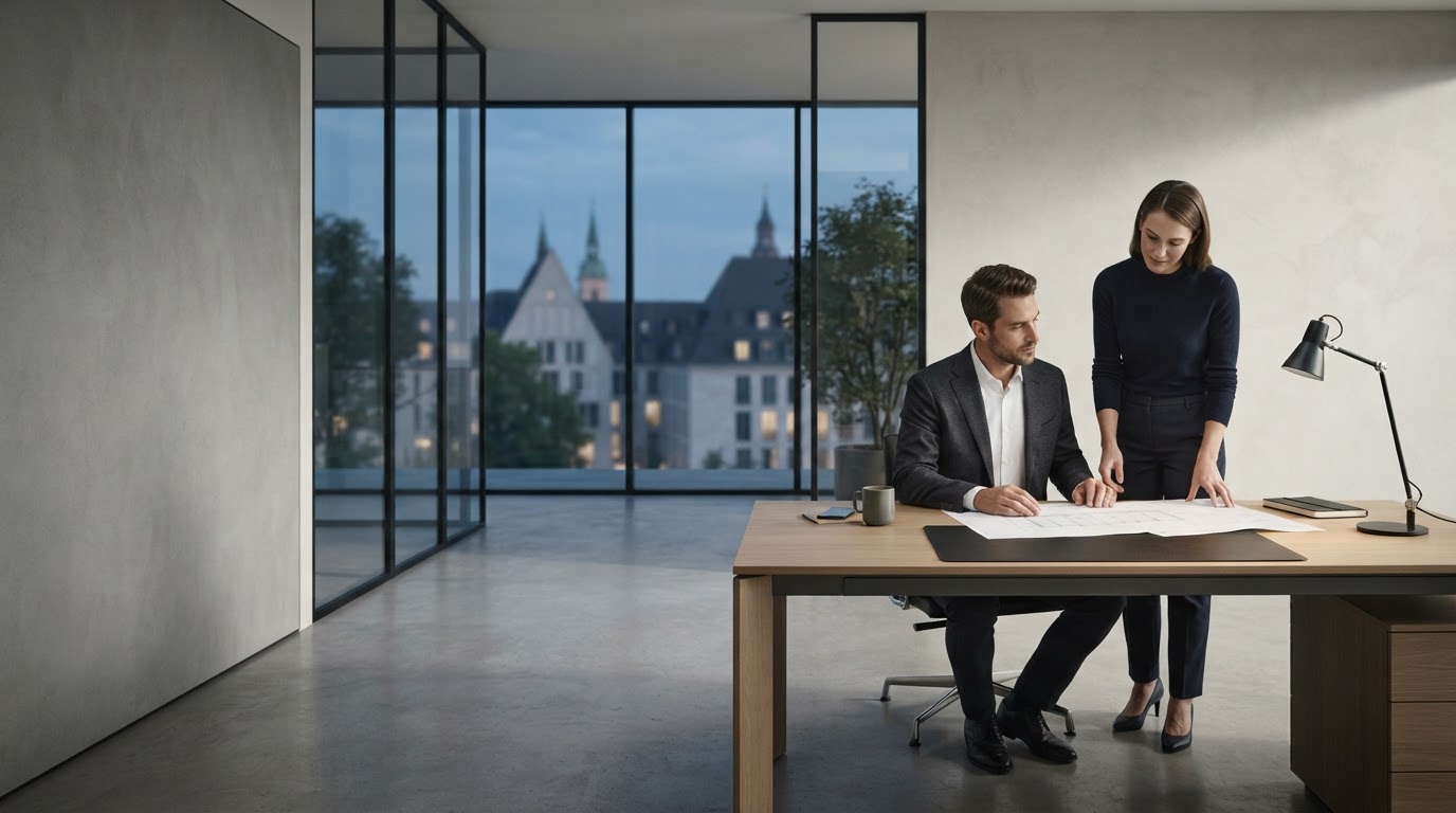anlegeklar – Arbeitsplatz mit Blick auf globale Marktdaten für ortsunabhängige Entscheidungen